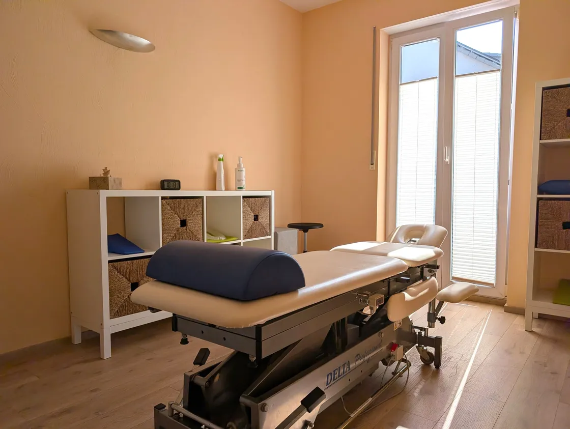 Behandlungsraum der Physiotherapie Kay Friedmann